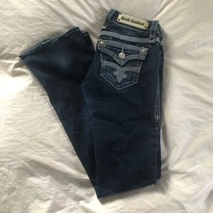 Boot cut rock revival jeans from the buckle